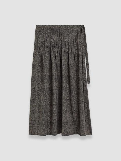 JOSEPH Lavy Crepe de Chine Print Silk Skirt