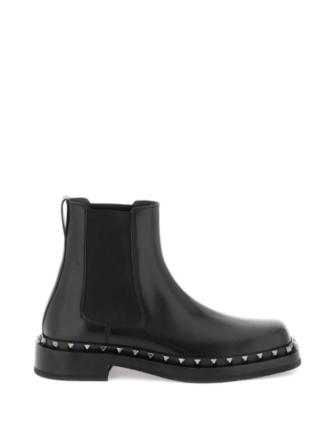 Valentino Rockstud M-way Ankle Boots Size EU 44 for Men