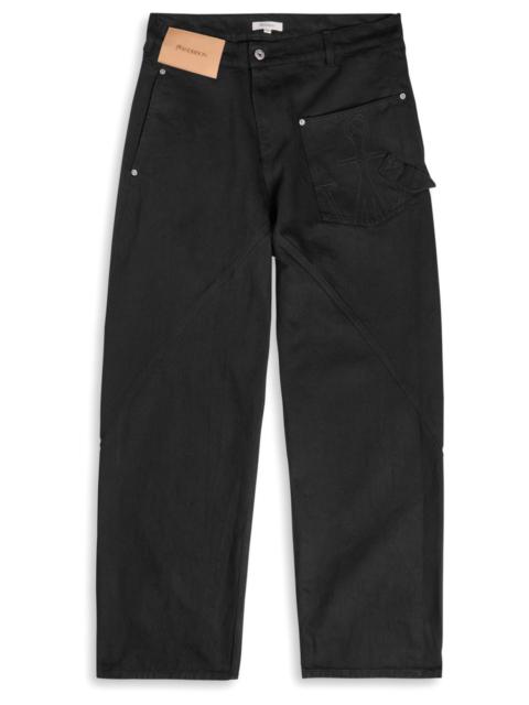 JW Anderson JW Anderson Twisted Workwear Wide-leg Jeans