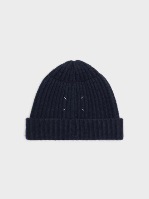 Maison Margiela Virgin wool ribbed beanie