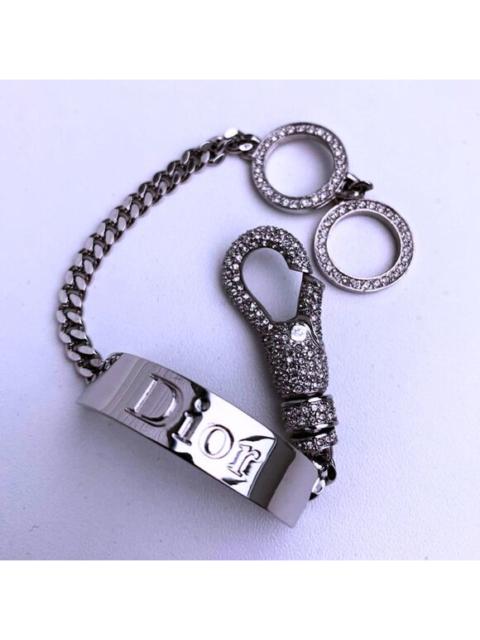 Dior Vintage DIOR x JOHN GALLIANO Fall 2000 Crystal Chain Link Bracelet