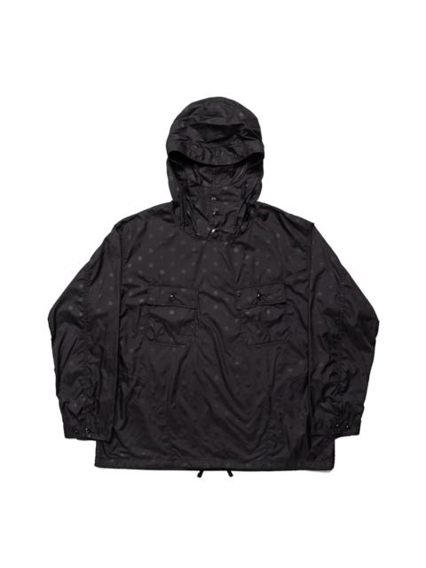 Cagoule Shirt Nylon Polka Dot Printed Taffeta - Black