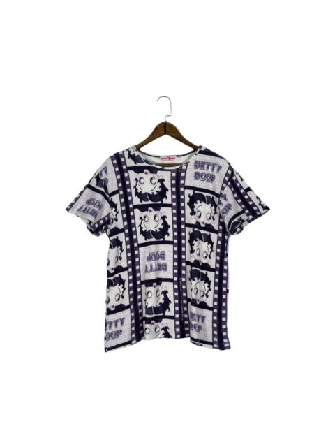 Other Designers Vintage Betty Boop Velour Cotton Short Sleeve