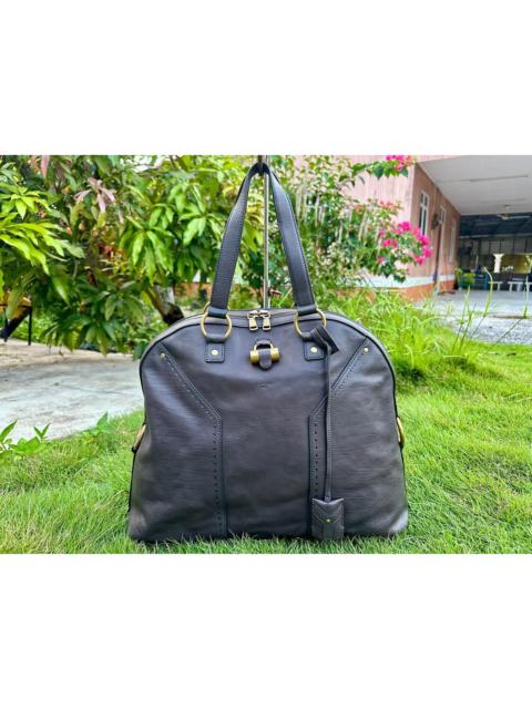 SAINT LAURENT Authentic Yves Saint Laurent YSL Leather Muse Large Tote Bag
