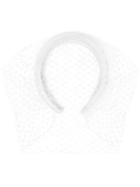 Jennifer Behr Tori Violette Silk Headband