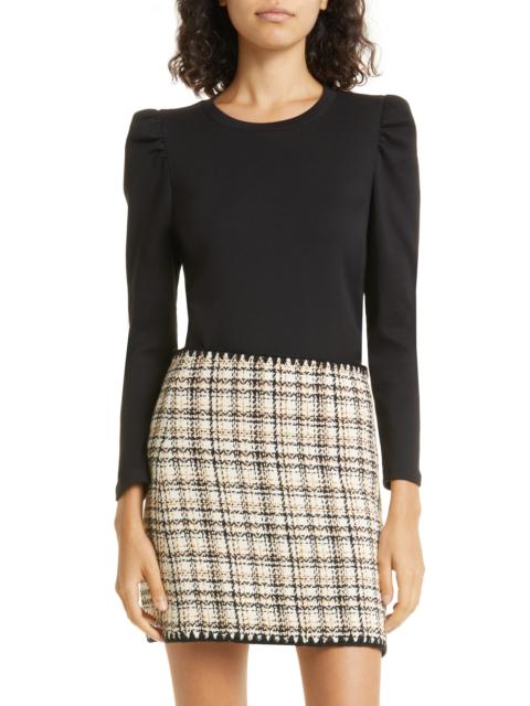 VERONICA BEARD Veronica Beard Britney Rib Top in Black at Nordstrom