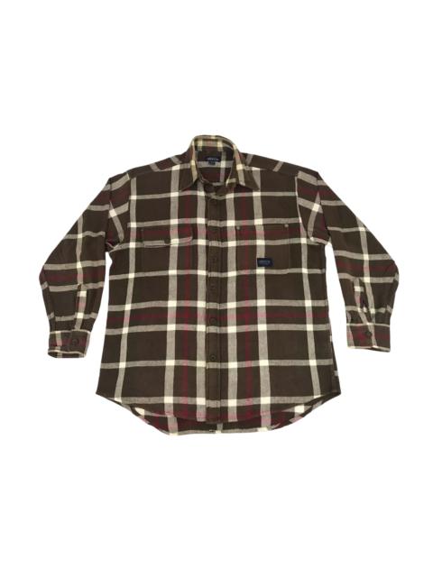 Other Designers Japanese Brand - Vintage Oo La La Sasson Flannel Thick Shirt Button Down