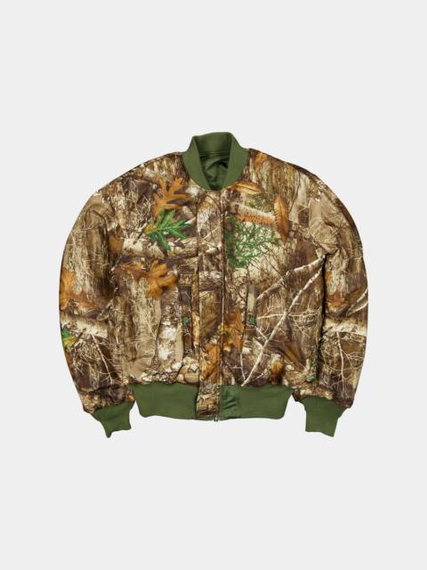 ALPHA INDUSTRIES ALPHA X NEW ERA X REALTREE CAMO MA-1 BOMBER JACKET
