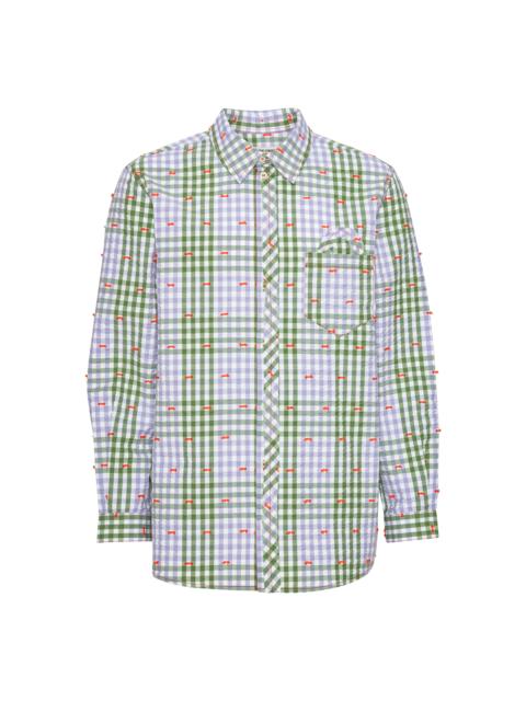 HENRIK VIBSKOV NEW BLOU SHIRT - CHECKS FILLÉ