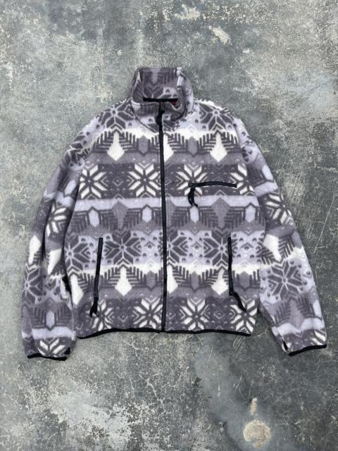 Other Designers Macbeth - Macbeth Printed Zipper Fleece Jacket