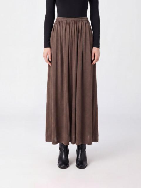 Max Mara Max Mara Women Livrea Flared Midi Skirt Max Mara In Silk Blend With High Elasticated Waist