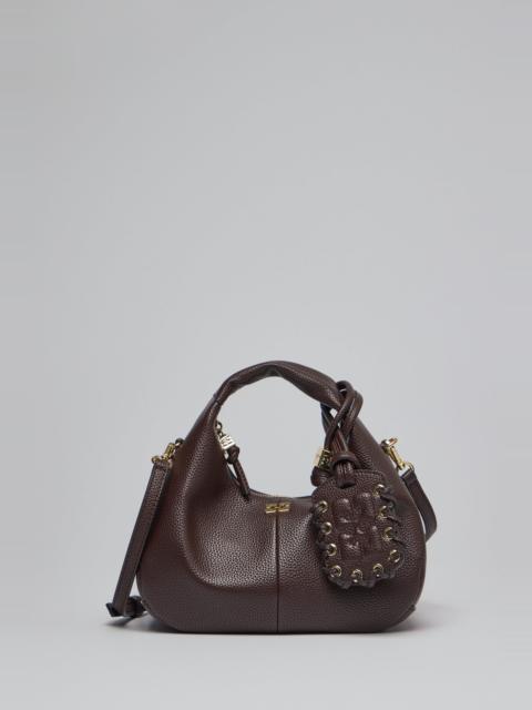 GANNI Hobo Mini Grained