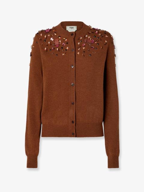 FENDI Fendi Wool And Cashmere Cardigan