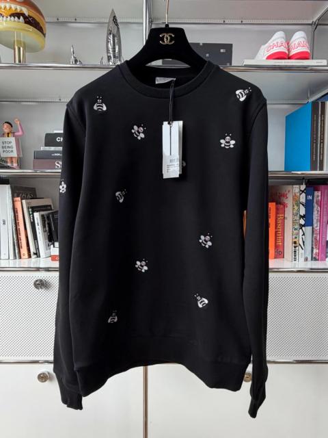 Dior Dior X Kaws Black Bee Embroidery Sweater