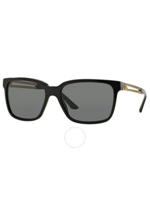 VERSACE Versace Grey Rectangular Men's Sunglasses VE4307 533287 58