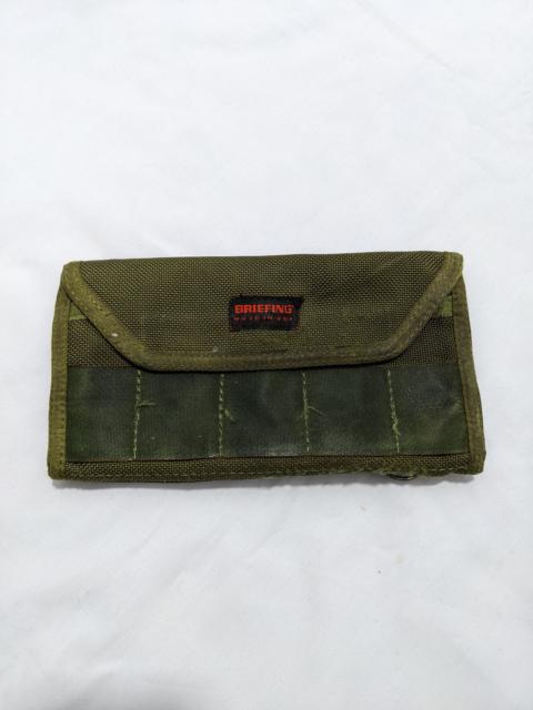 Other Designers Briefing Military Style Long Wallet Army Green