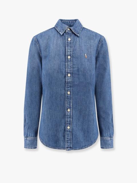 Polo Ralph Lauren Polo Ralph Lauren Denim Slim Fit Shirt Blue