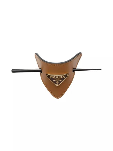 Prada Leather Hair Clip