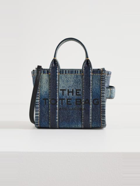 Marc Jacobs The Denim Printed Leather Crossbody Tote Bag