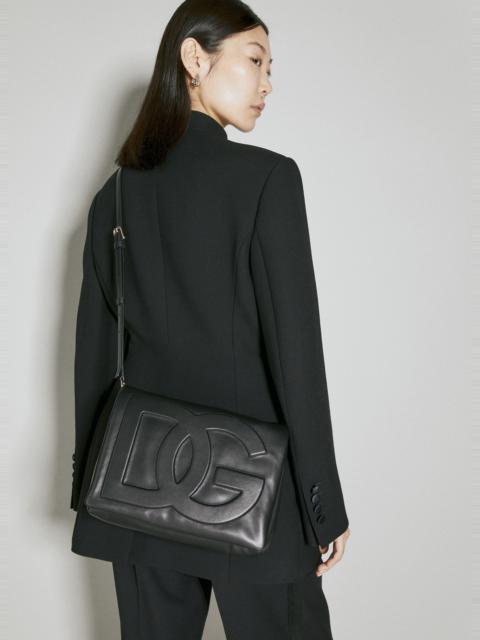 Dolce & Gabbana DG Leather Padded Shoulder Bag