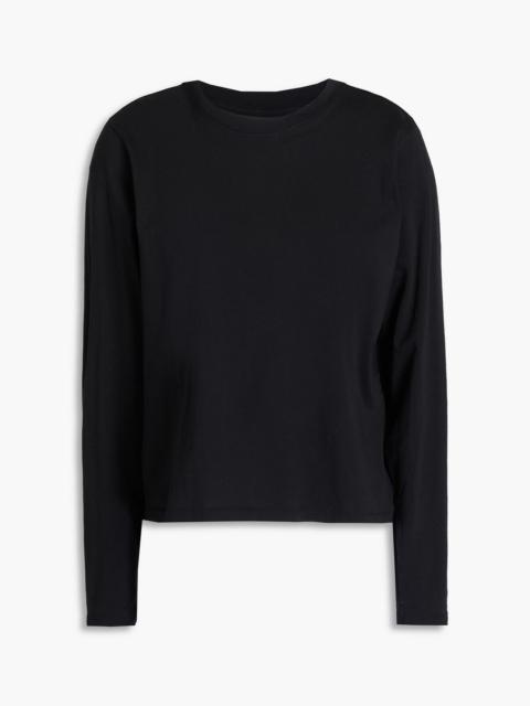 FRAME Cotton-jersey top