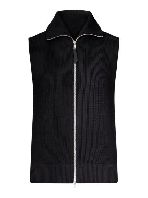 Maison Margiela Maison Margiela Women Ribbed Knit Zip-Up Vest