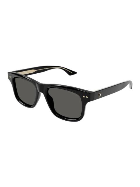 Montblanc Montblanc Smoke Square Men's Sunglasses MB0319S 005 55