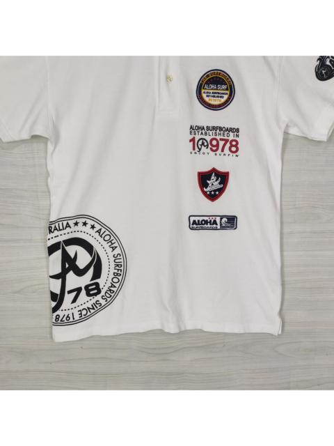 Other Designers Vintage - Vtg Aloha Surf Polo Shirt