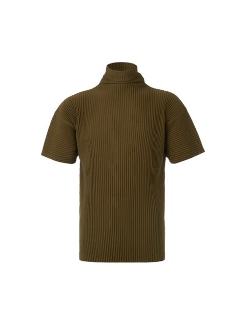 ISSEY MIYAKE Color Pleats High Neck T-Shirt