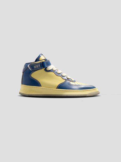 Maison MIHARAYASUHIRO ROSY OG SOLE MID-TOP LEATHER SNEAKERS