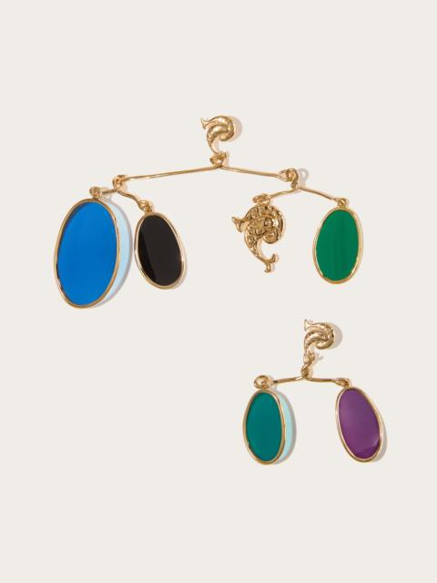 PUCCI CHANDELIER EARRINGS WITH CHARM