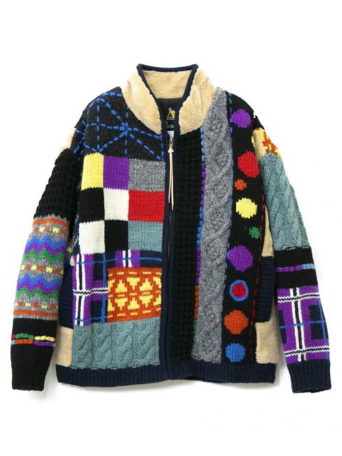 Kapital FW2020 ‘Go Slow Yokocho’Hand Made Knit Cardigan Jacket