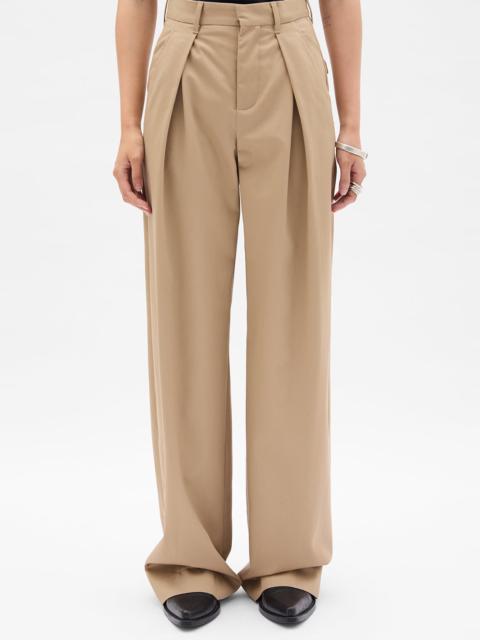 Ann Demeulemeester Nouk Wide Leg Pleated Trousers
