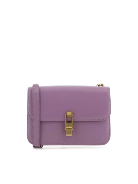 SAINT LAURENT Saint Laurent Purple Leather Le Carré Shoulder Bag