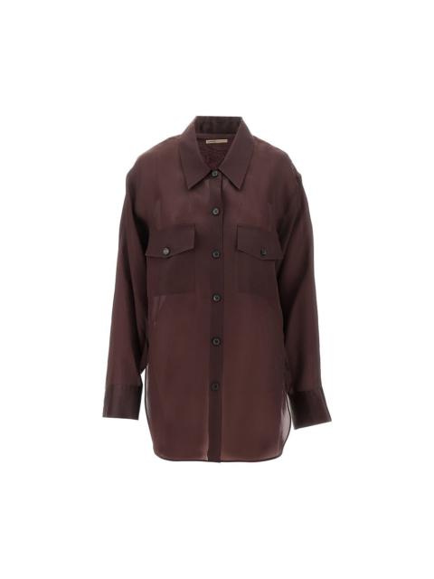 KHAITE 'MATTEO' SILK SHIRT