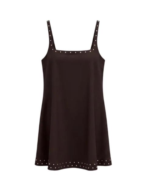 STAUD Brio Dress in Earth Studs
