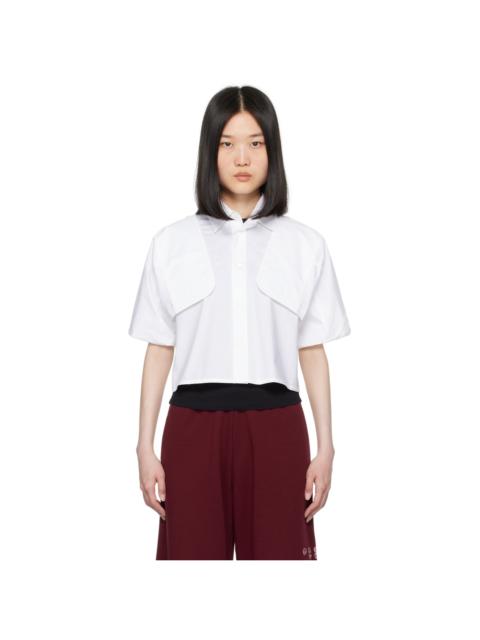 MM6 Maison Margiela White Button Up Shirt