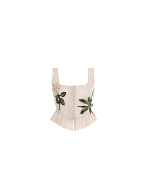 Agua by Agua Bendita Eslabon Wild Cropped top