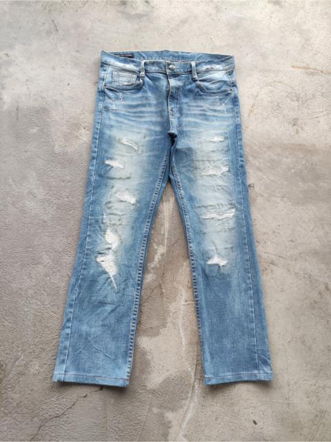 Other Designers Japanese Brand - Vintage GRF Collection Jean Distressed Faded Denim