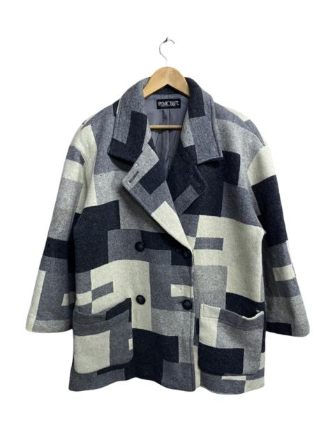 Other Designers Vintage - 🔥DHL SHIPPING🔥FEMICRAFT WOOL NICE DESIGN JACKET