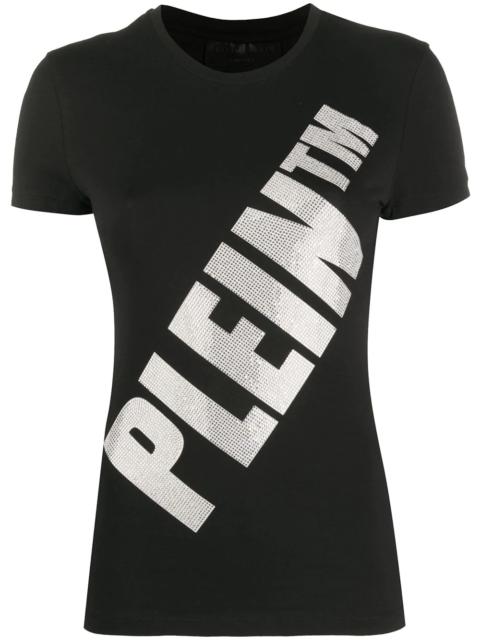 PHILIPP PLEIN crystal logo T-shirt