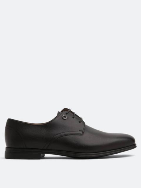 FERRAGAMO Ferragamo Saddle Leather Derby Shoes, Size 9 EE