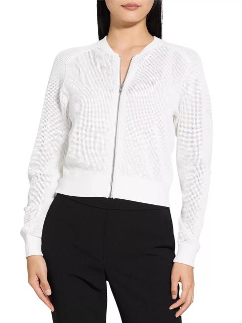 Crewneck Cardigan Sweater