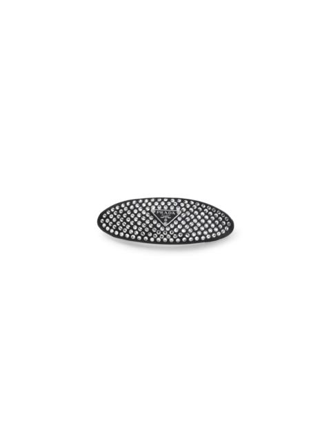 Prada Prada Brass Hair Clip Women