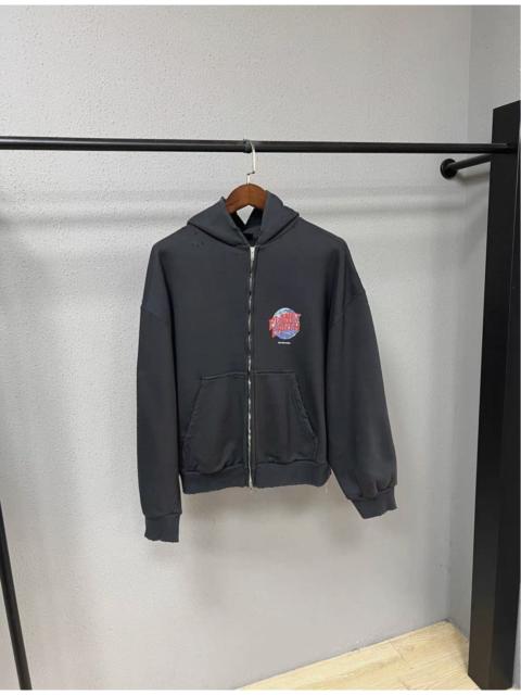 BALENCIAGA Balenciaga “Planet Earth” Zip Up Hoodie