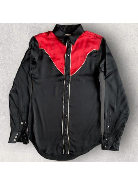 SAINT LAURENT Silk Western Shirt