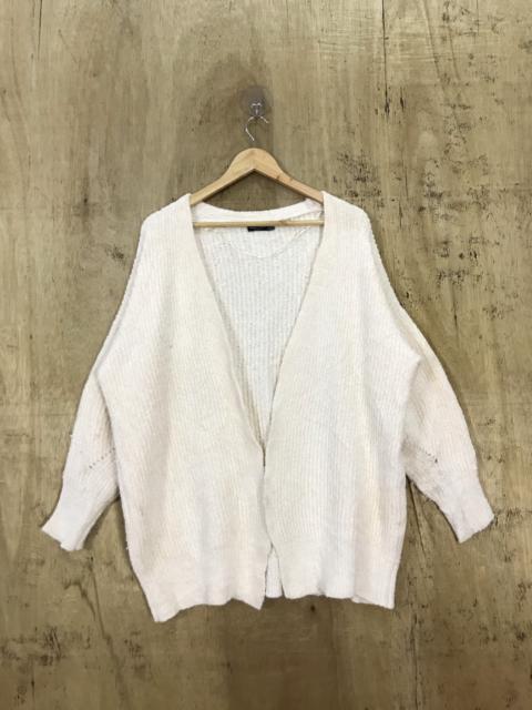 Other Designers Bershka - Bershka Mohair Soft Fur Open Buttonless Knit Cardigan