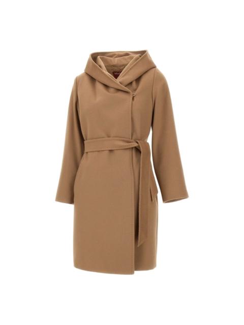 Max Mara belted wool double-breasted coat