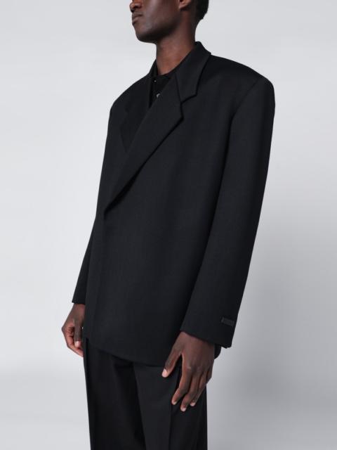 Fear of God Black double-breasted jacket in virgin wool