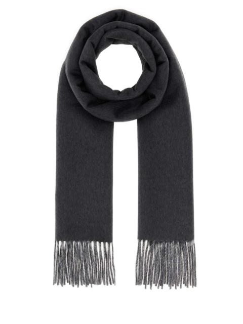 Prada Prada Men Charcoal Cashmere Scarf